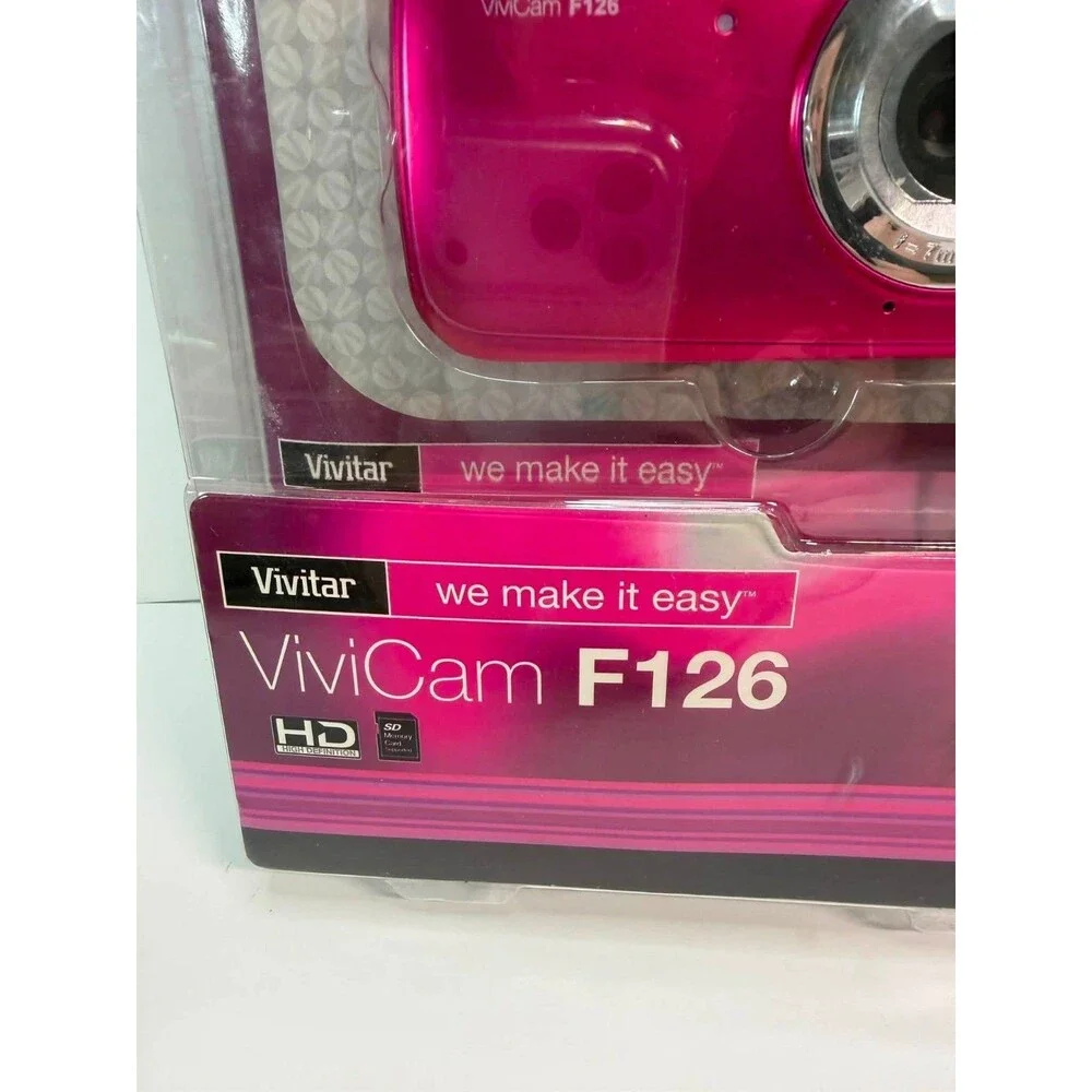Vivitar ViviCam F126 Digital Camera 14.1MP Y2K Retro Point and Shoot